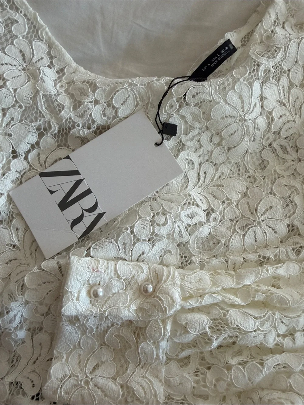Zara sheer floral